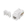 Lanberg KSU5-1090 Conector Keystone Cat.5e UTP RJ45 Angular Blanco
